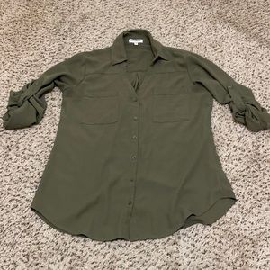 Olive Green Express Blouse